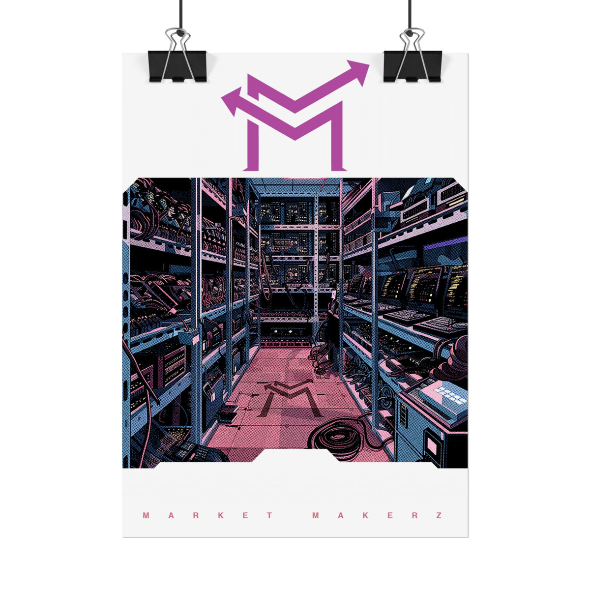 Market Makerz Crypto Farm Rolled Posters