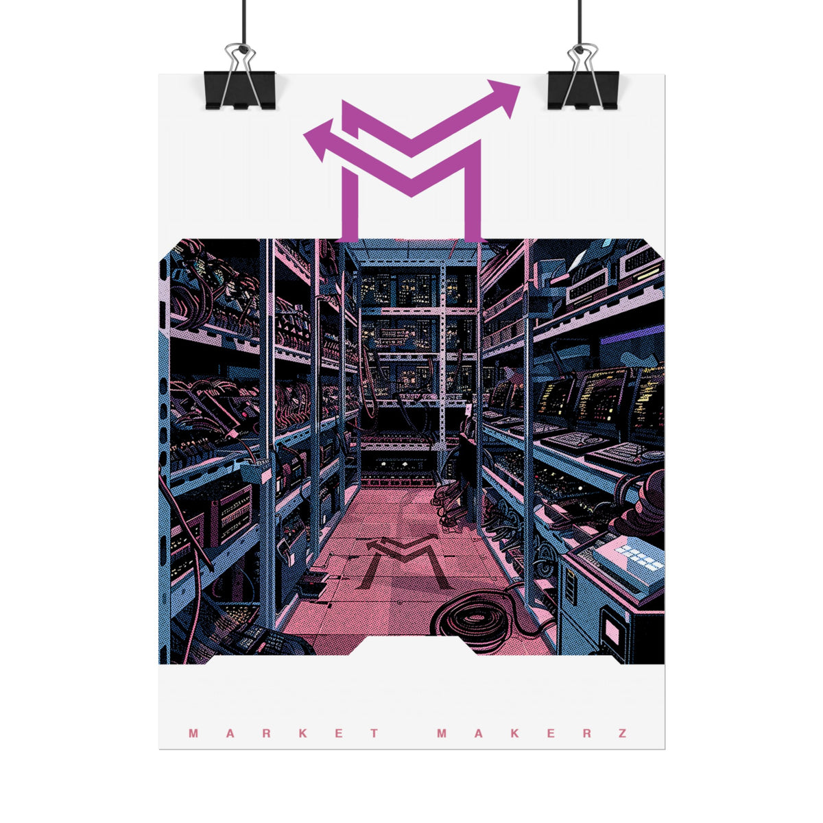 Market Makerz Crypto Farm Rolled Posters