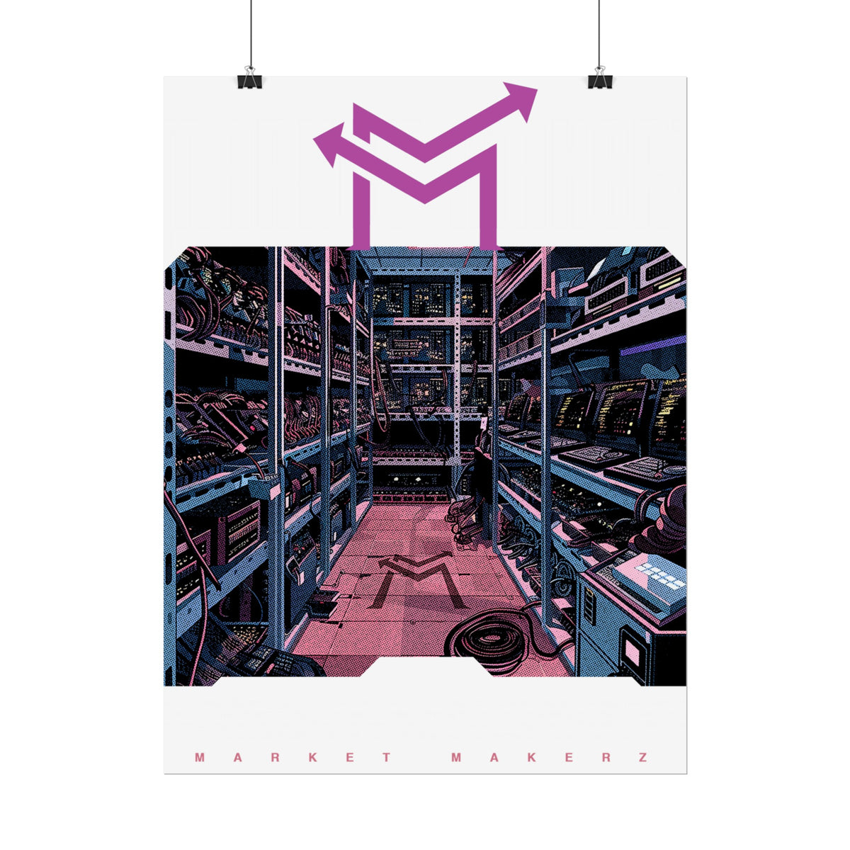 Market Makerz Crypto Farm Rolled Posters