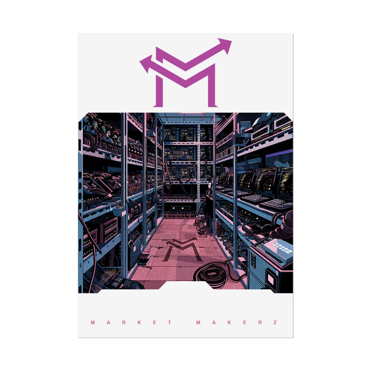 Market Makerz Crypto Farm Rolled Posters