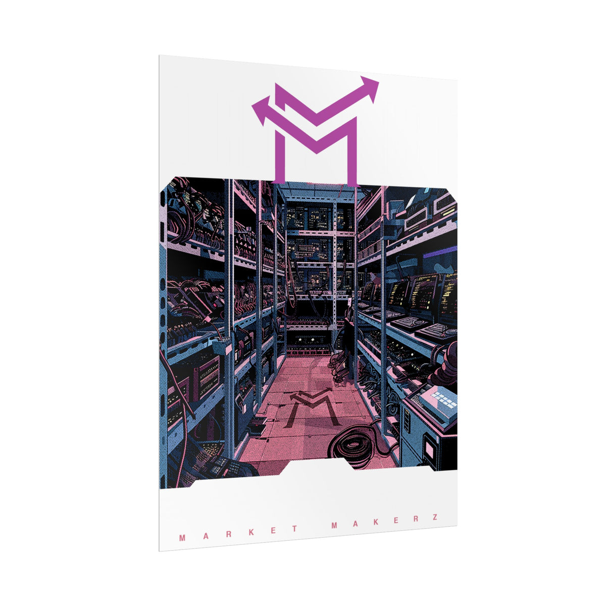 Market Makerz Crypto Farm Rolled Posters